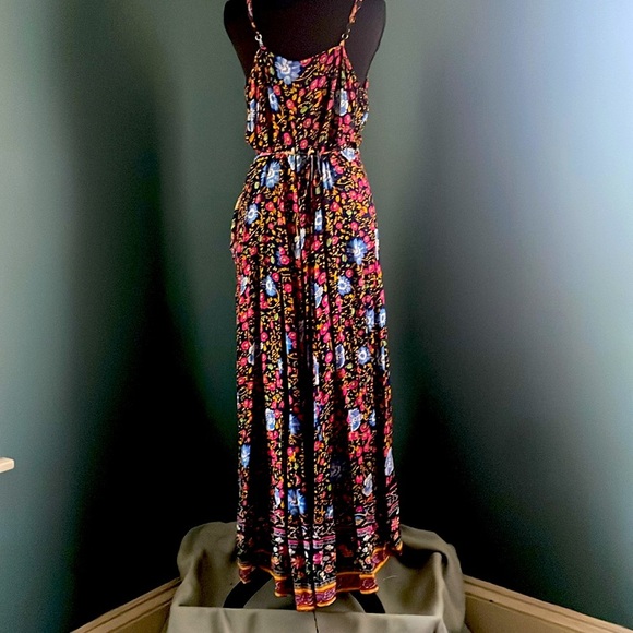 Floral Wrap Dress - navy blue Multicolor - Picture 4 of 4